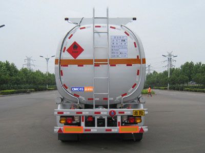 Lingyu  CLY9406GRY Flammable liquid tank transport semi-trailer