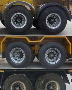 Guangke brand automobiles YGK9352ZZXP Flat dump semi-trailer