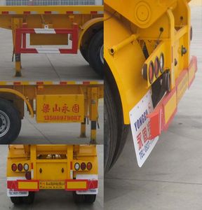 Guangke brand automobiles YGK9352ZZXP Flat dump semi-trailer