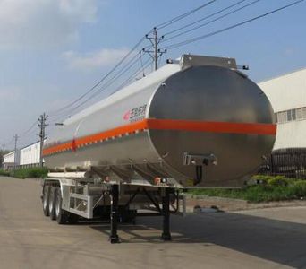 Special transport  DTA9408GYYC Aluminum alloy oil transport semi-trailer