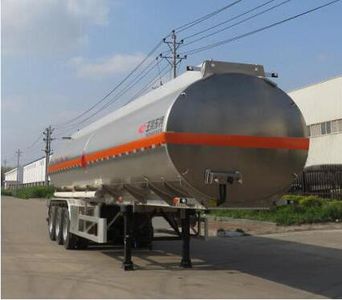 Special transport  DTA9408GYYC Aluminum alloy oil transport semi-trailer