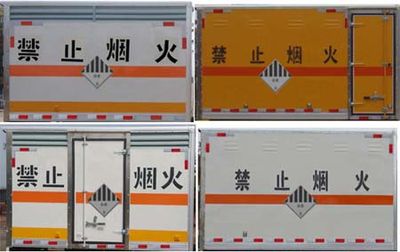 Jiangte brand automobiles JDF5030XZWE6 Miscellaneous dangerous goods box transport vehicle