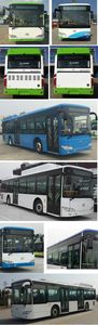 Jinlong  XMQ6127AGCHEVN510 Plug in hybrid urban buses