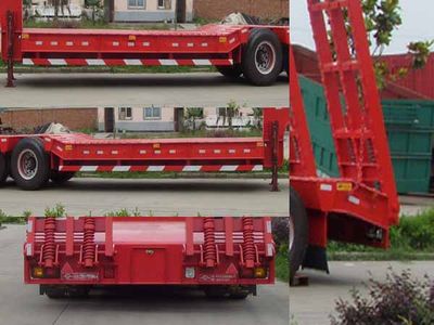 Jinwan  LXQ9350TDP Low flatbed semi-trailer