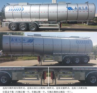 Jiayuntong  JTC9405GPGL48 Ordinary liquid transport semi-trailer