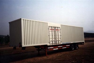 Huajun  ZCZ9271XXY Low floor box transport semi-trailer