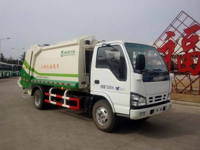 Qingte  QDT5071ZYSJ Compressed garbage truck