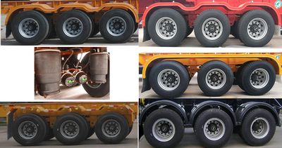 Ruyuan  ZDY9400TWY Transport semi-trailer of dangerous goods tank frame