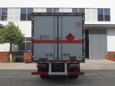 Jiangte brand automobiles JDF5040XRQHFC6 Flammable gas box transport vehicle