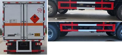 Jiangte brand automobiles JDF5040XRQHFC6 Flammable gas box transport vehicle