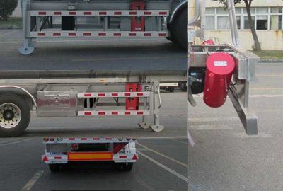 Tonghua  THT9401GYYH Aluminum alloy oil transport semi-trailer