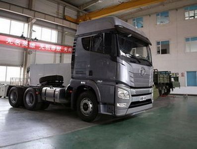 Jiefang Automobile CA4250P25K2T1E4 Flat head diesel semi-trailer tractor