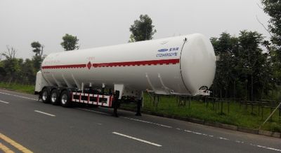 Chart  CTZ9409GDY Low temperature liquid transport semi-trailer