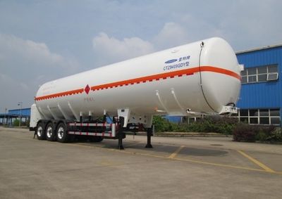 Chart  CTZ9409GDY Low temperature liquid transport semi-trailer