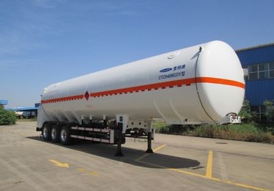 Chart  CTZ9409GDY Low temperature liquid transport semi-trailer