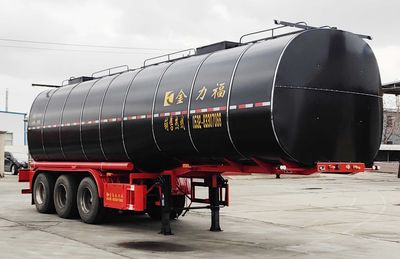 Huachang brand automobiles QDJ9404GPG Ordinary liquid transport semi-trailer