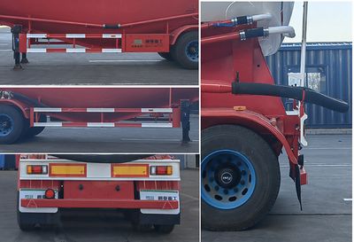 Tonghua  WTY9400GFL58 Low density powder material transportation semi-trailer