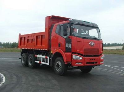 Jiefang Automobile CA3250P66K24LT1E Flat head diesel dump truck