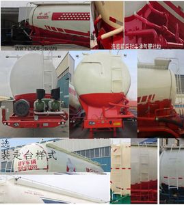 Zhongyun  YFZ9400GFLZYC Low density powder material transportation semi-trailer