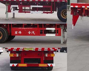 Zhiwo  LHW9400TPB Flat transport semi-trailer