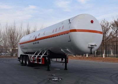 Jinxi WPH9402GDYLow temperature liquid transport semi-trailer