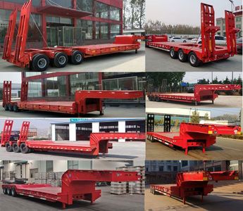 Chenlu  LJT9401TDPXZ Low flatbed semi-trailer