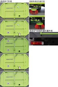 Zhonglian Automobile ZBH5183TSLBJFCEVYH Fuel cell sweeper