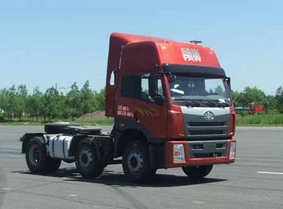 Jiefang Automobile CA4252P22K1T3HE4 Flat head diesel semi-trailer tractor