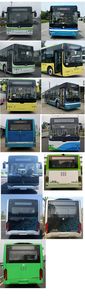 Chinese license plate cars TEG6105BEV11 Pure electric city buses