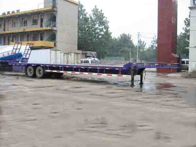 Hongda  QLC9260DP Low flatbed semi-trailer