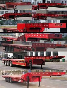 Fuyu  AFC9400TDP Low flatbed semi-trailer