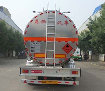 Changhua  HCH9406GRYDL Aluminum alloy flammable liquid tank transport semi-trailer