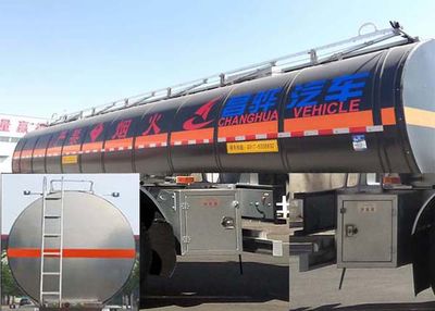 Changhua  HCH9406GRYDL Aluminum alloy flammable liquid tank transport semi-trailer