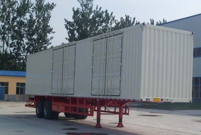 Hualu Yexing brand automobilesHYX9350XXYBox transport semi-trailer