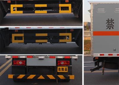 Jiangte brand automobiles JDF5040XRQJX Flammable gas box transport vehicle