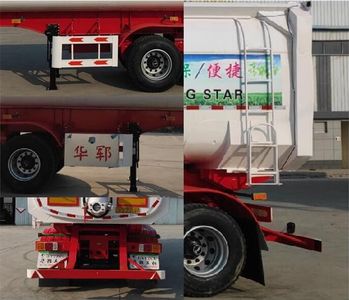 Huayunda brand automobiles FL9405GFL Medium density powder material transportation semi-trailer