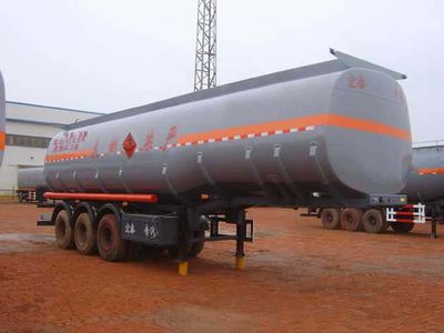 Zhengkang Hongtai brand automobiles HHT9407GHYA Chemical liquid transportation semi-trailer