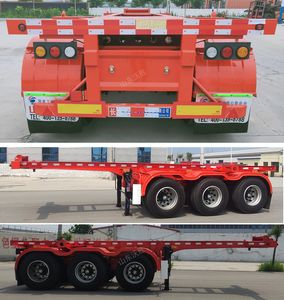 Yunsheng brand automobile LWS9400TJZ Container transport semi-trailer