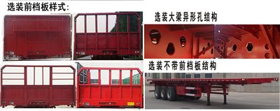 Suhua  PHY9400ZZXP Flat dump semi-trailer