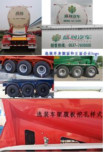 Shengrun  SKW9381GXHB Lower ash semi-trailer