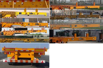 Wanxiang  HWX9345TJZ Container transport semi-trailer