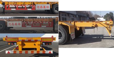 Wanxiang  HWX9345TJZ Container transport semi-trailer