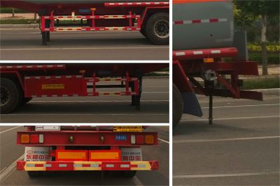 Qilu Zhongya  DEZ9403GRY Flammable liquid tank transport semi-trailer