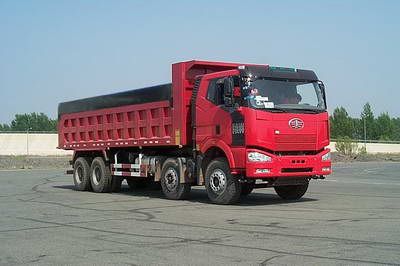 Jiefang Automobile CA3310P66K2L5T4E Flat head diesel dump truck