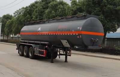 Zhongqi Liwei brand automobiles HLW9401GFWB Tank transport semi-trailer for corrosive substances