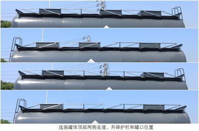 Zhongqi Liwei brand automobiles HLW9401GFWB Tank transport semi-trailer for corrosive substances