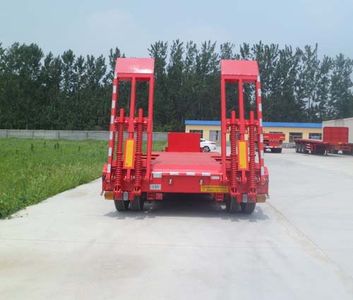 Hualu Yexing brand automobiles HYX9400TDP Low flatbed semi-trailer