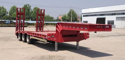 Chenlu  LJT9351TDP Low flatbed semi-trailer