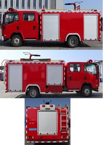 Zhongjie Automobile XZL5100GXFPM40Q6 Foam fire truck