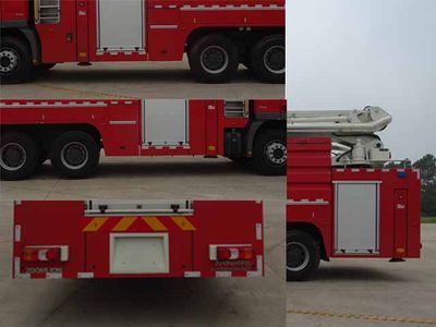 Zhonglian Automobile ZLF5314JXFJP25 Lifting and spraying fire trucks